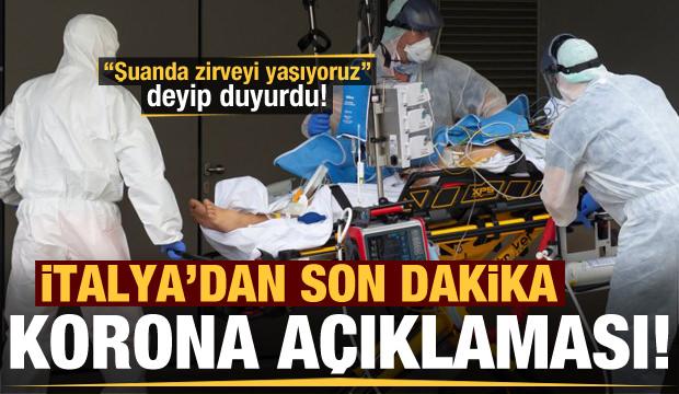 'Şu anda salgında zirveyi yaşıyoruz' deyip duyurdu