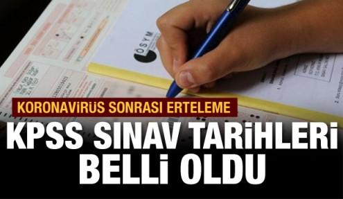 Son dakika: 2020 KPSS sınav tarihleri belli oldu