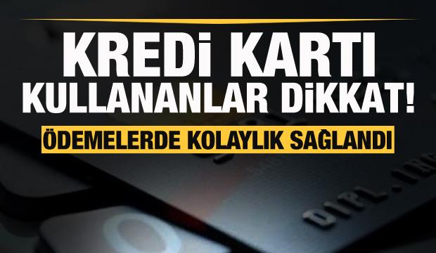 BDDK'dan yeni karar! Kredi kartı ödemelerinde kolaylık sağlandı