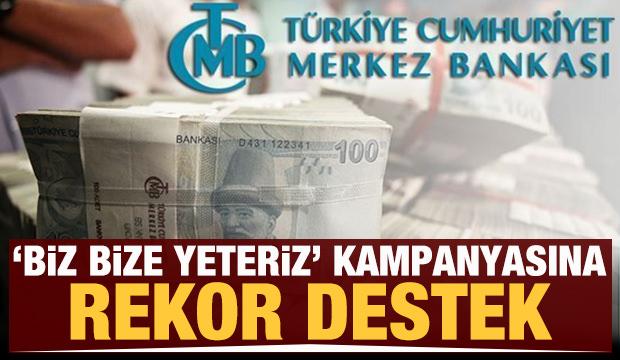 'Biz bize yeteriz' kampanyasına Merkez Bankası'ndan dev destek!