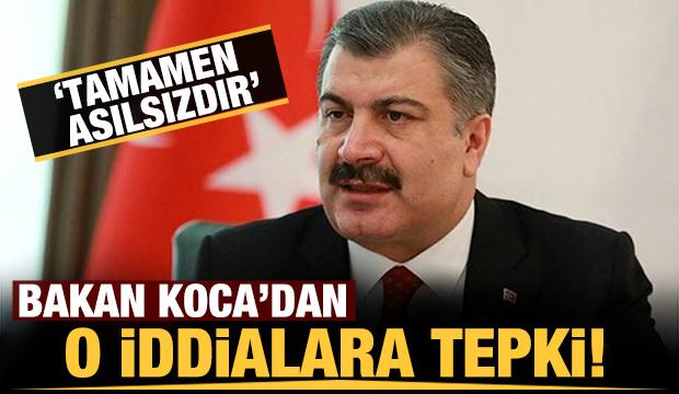 Fahrettin Koca'dan son dakika paylaşımı: Koca iddiaları yalanladı