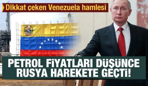 Petrol fiyatları düşünce Rusya harekete geçti! Kritik Venezuela hamlesi