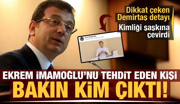 Ekrem İmamoğlu'nu tehdit eden kişi CHP üyesi çıktı! Dikkat çeken Demirtaş detayı