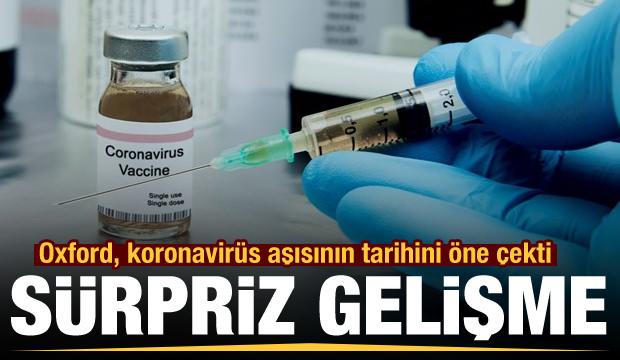 Sürpriz gelişme: Oxford Üniversitesi koronavirüs aşısının tarihini öne çekti