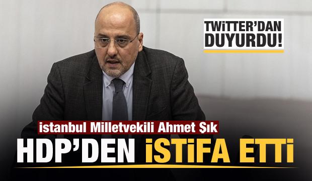 Ahmet Şık HDP'den istifa etti
