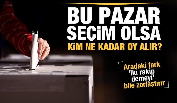 Bu Pazar seçim olsa kim ne kadar oy alabilecek?
