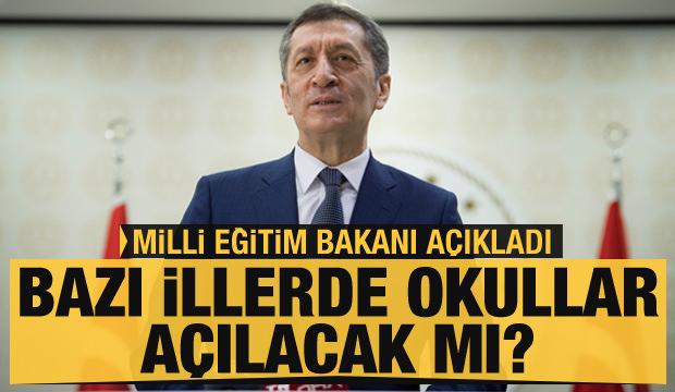 Milli Eğitim Bakanı Ziya Selçuk açıkladı! Okulların ...