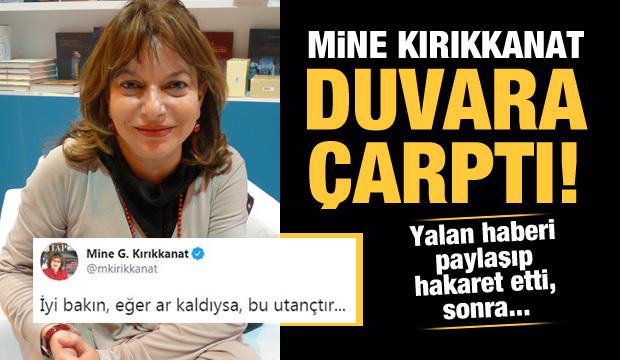 Mine Kirikkanat Yalan Haberi Paylasip Hakaret Etti Rezil Oldu Guncel Haberleri