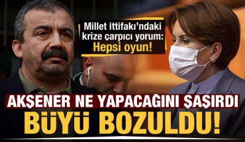 HDP ile İYİ Parti birbirine düştü! 'Akşener ne yapacağını şaşırdı, büyü bozuldu!'