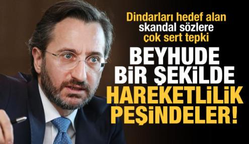 Altun'dan dindar insanlara yönelik nefret söylemine tepki