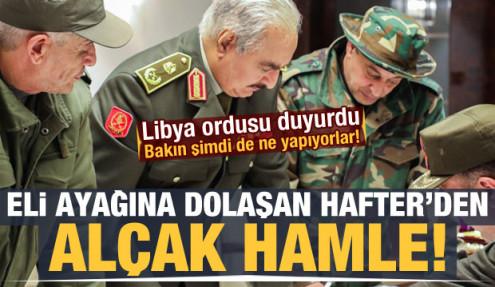 Artık eli ayağına dolaşan Hafter'den alçak hamle! Bakın ne yaptılar...