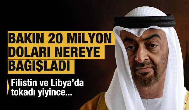 Bakın 20 milyon doları nereye bağışladı! Filistin ve Libya’da tokadı yiyince…