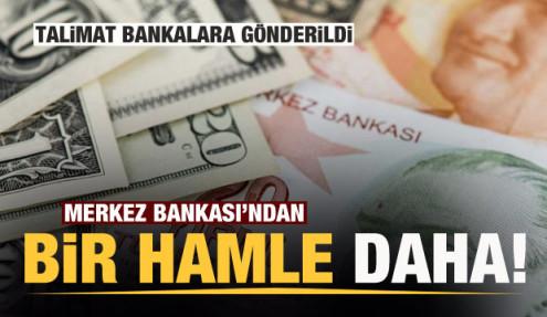 Merkez Bankası'ndan yeni karar! Bankalara talimat gönderildi