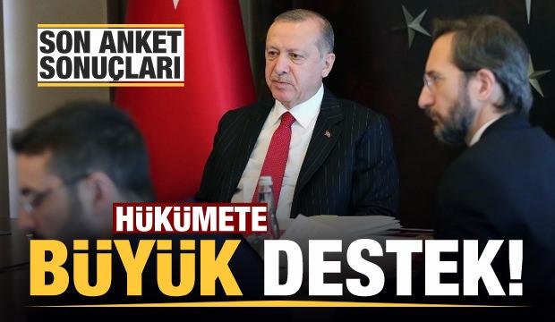 Son anket sonuçları açıklandı! Hükümete büyük destek
