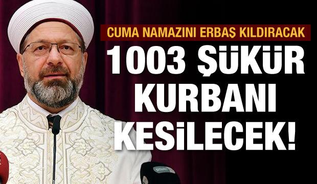 Diyanet İşleri Başkanı Erbaş yarın Fatih Camisi'nde cuma namazı kıldıracak