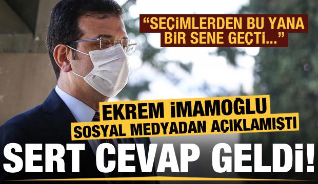 İmamoğlu'nun Haliç sözlerine sert cevap!
