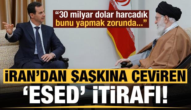 İran'dan şaşkına çeviren itiraf: Esed'e 30 milyar dolar harcadık...