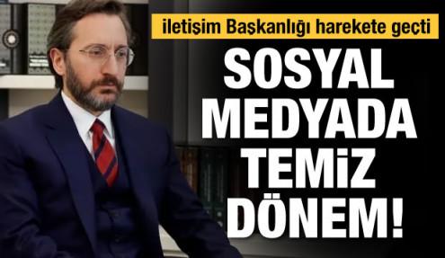 Temiz sosyal medya için düğmeye basıldı