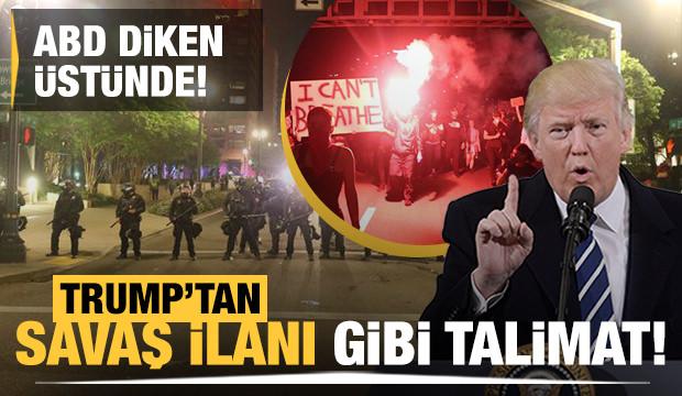 Trump yangına körükle gidiyor: Ordu göreve hazır