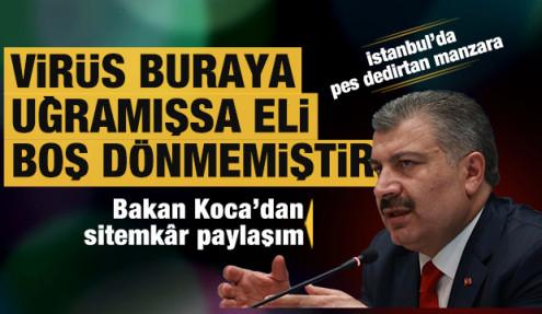 Bakan Koca sosyal medya hesabından sitem etti: Rast gelmesin
