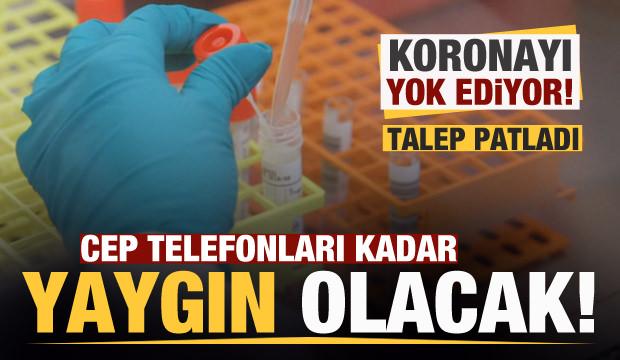 Cep telefonları kadar yaygın olacak! Koronayı yok ediyor! Talep patladı!