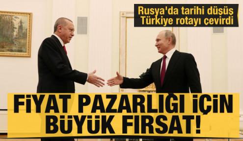 Fiyat pazarlığı için büyük fırsat! Rusya'da tarihi düşüş yaşandı Türkiye rotayı çevirdi