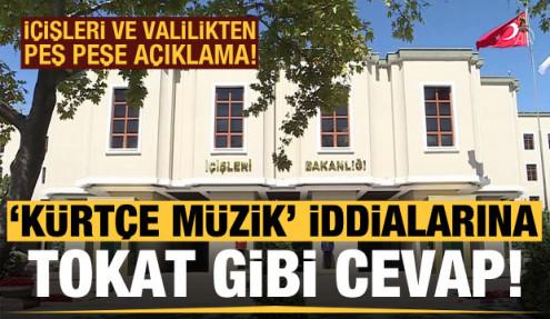 İçişleri'nden 'Kürtçe müzik' iddialarına tokat gibi cevap