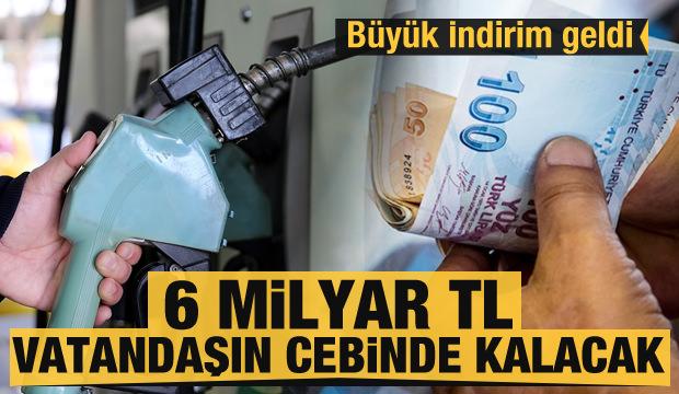 İndirim geldi! 1 gecede 6 milyar TL vatandaşın cebinde kaldı