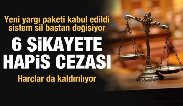 Son dakika haberi: İkinci yargı paketi kabul edildi!