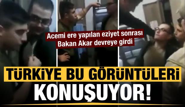 Türkiye bu görüntüleri konuşuyor! Acemi askere yapılan eziyet sonrası Bakan Akar devreye girdi