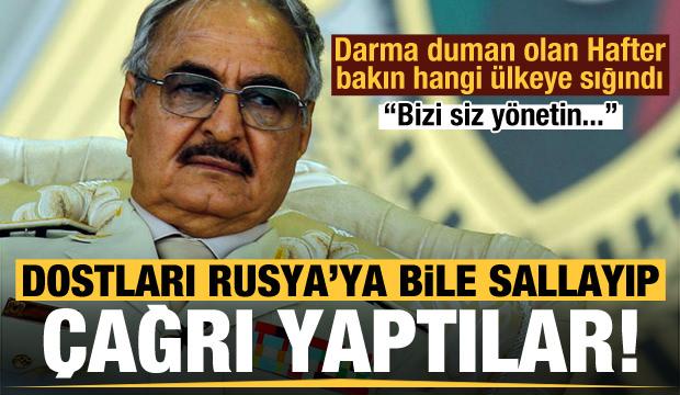 Aldığı darbelerle şaşkına dönen Hafter, bakın hangi ülkeye sığındı!