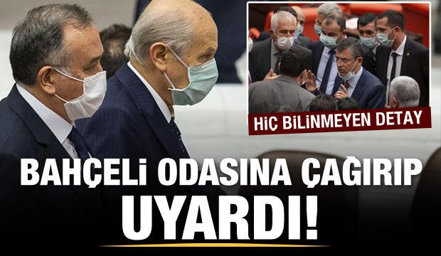 Bahçeli makam odasına çağırıp uyardı!