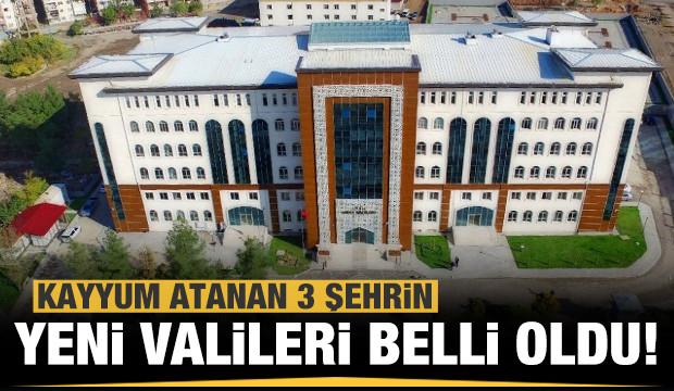Kayyum atanan şehirlere yeni vali atandı