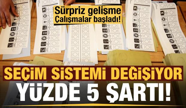 surpriz gelisme secim sistemi