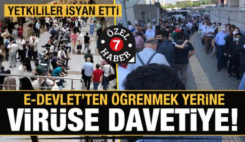E-Devlet'ten öğrenmek yerine virüse davetiye! Adalet Saraylarında büyük tehlike