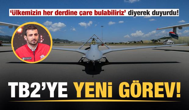 TB2'ye yeni görev! Selçuk Bayraktar, "Ülkemizin her derdine çare bulabiliriz" dedi ve duyurdu