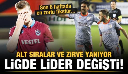 Süper Lig alev alev! İşte son 6 hafta ve puan durumu