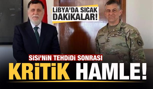 Libya'da sıcak dakikalar! Sisi'nin tehdidi sonrası kritik görüşme!