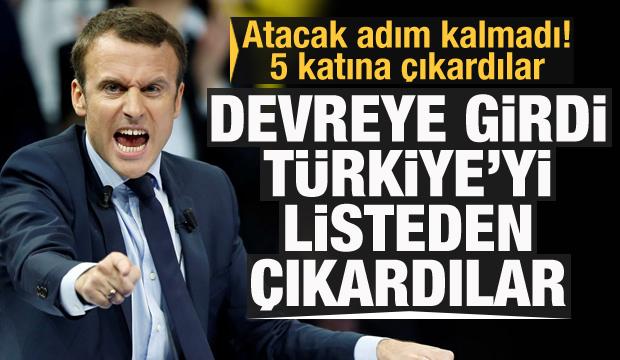 Atacak adım kalmadı! Fransa araya girdi, Türkiye'yi listeden çıkardılar