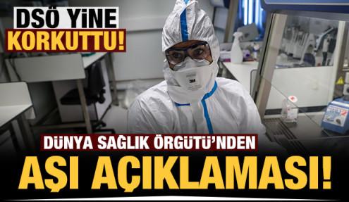 DSÖ'nün aşı açıklaması korkuttu: Büyük umutlara kapılmayın
