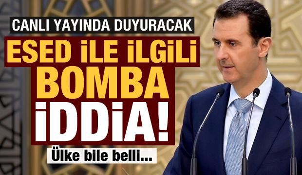 Esed ile ilgili bomba iddia! Canlı yayında duyuracak, ülke bile hazır