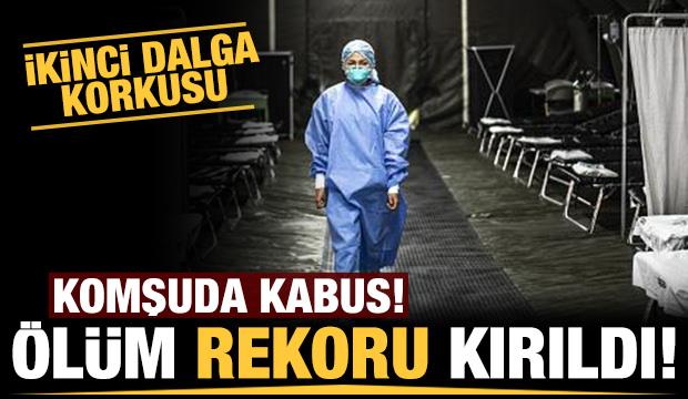 Komşuda büyük panik! Koronavirüste günlük ölüm rekoru!