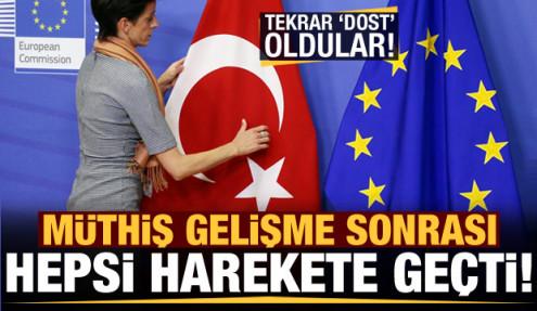 Koronayı gördüler tekrar 'dost! oldular!
