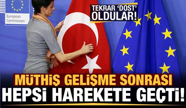 Koronayı gördüler tekrar 'dost! oldular!