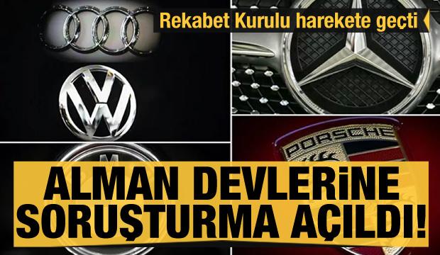 Rekabet Kurulu'ndan Audi, Porsche, Volkswagen, Mercedes-Benz ve BMW'ye soruşturma!