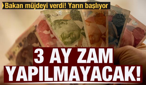 Resmi açıklama geldi! Elektriğe 3 ay zam yapılmayacak
