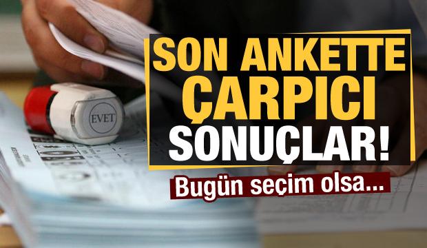 Son ankette çarpıcı sonuçlar!