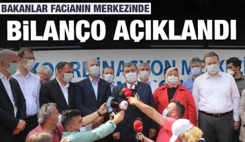 Son dakika: 3 Bakan patlama bölgesinde! Son bilanço açıklandı