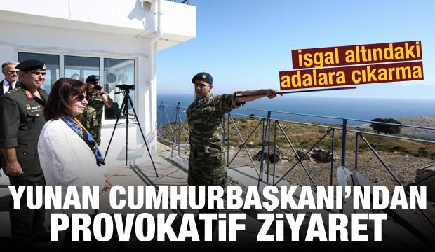 Yunanistan Cumhurbaşkanı'ndan tahrik: Eşek Adası'nı ziyaret etti