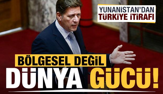 Yunanistan'dan Türkiye itirafı: Bölgesel değil dünya gücü